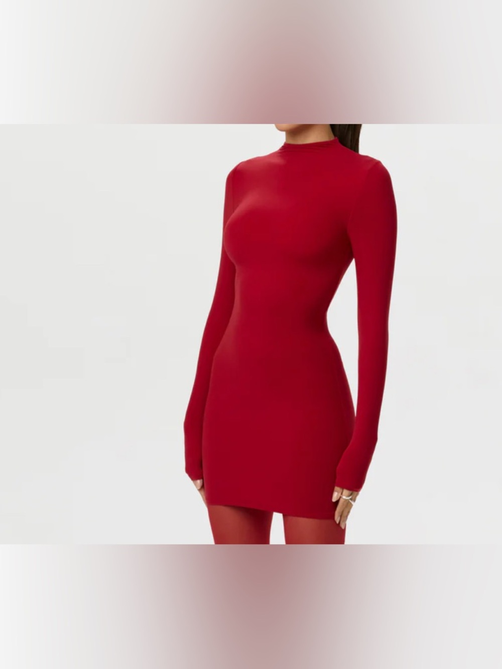 Naked wardrobe NAKED MOCK NECK MINI DRESS - Picture 4 of 4